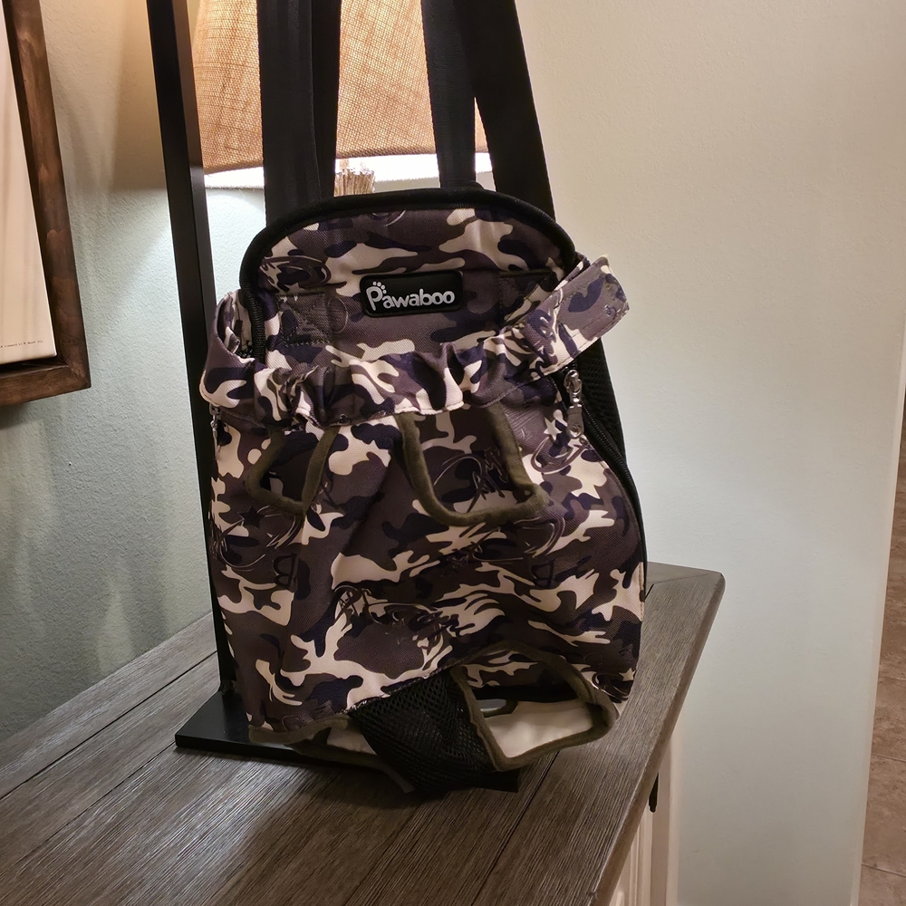 Dog Carrier Pawaboo Camouflage Dog Carrier Bag... Midsize Dog 10-13 Lbs